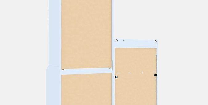 HAUGA Storage combination 12 3D model 4