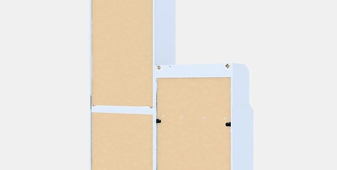 HAUGA Storage combination 12 3D model 6