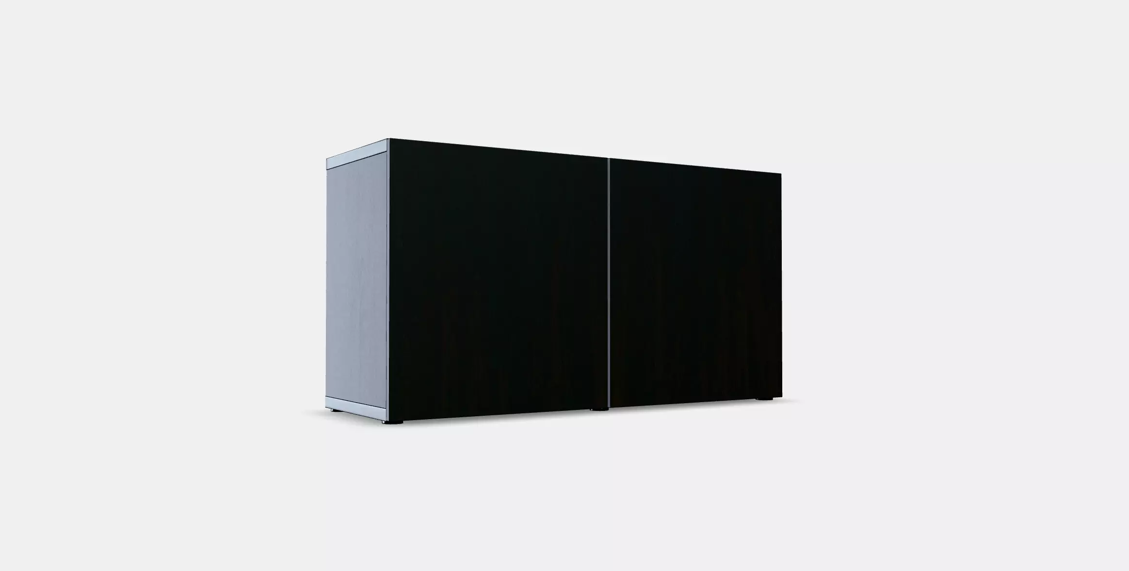 BESTA Shelf unit with doors 26 3D model_0