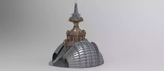 London boulevard Theatre sci fi Dome  1 3D model