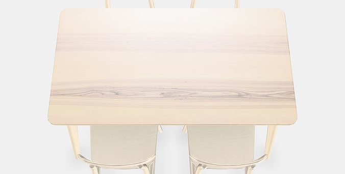 LISABO - RONNINGE Table and 4 chairs 3D model 3
