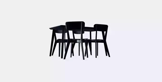 LISABO - LISABO Table and 4 chairs 2