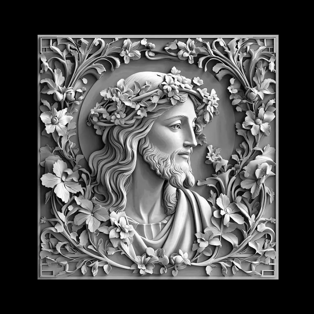 Jesus Bust 3D print model_0