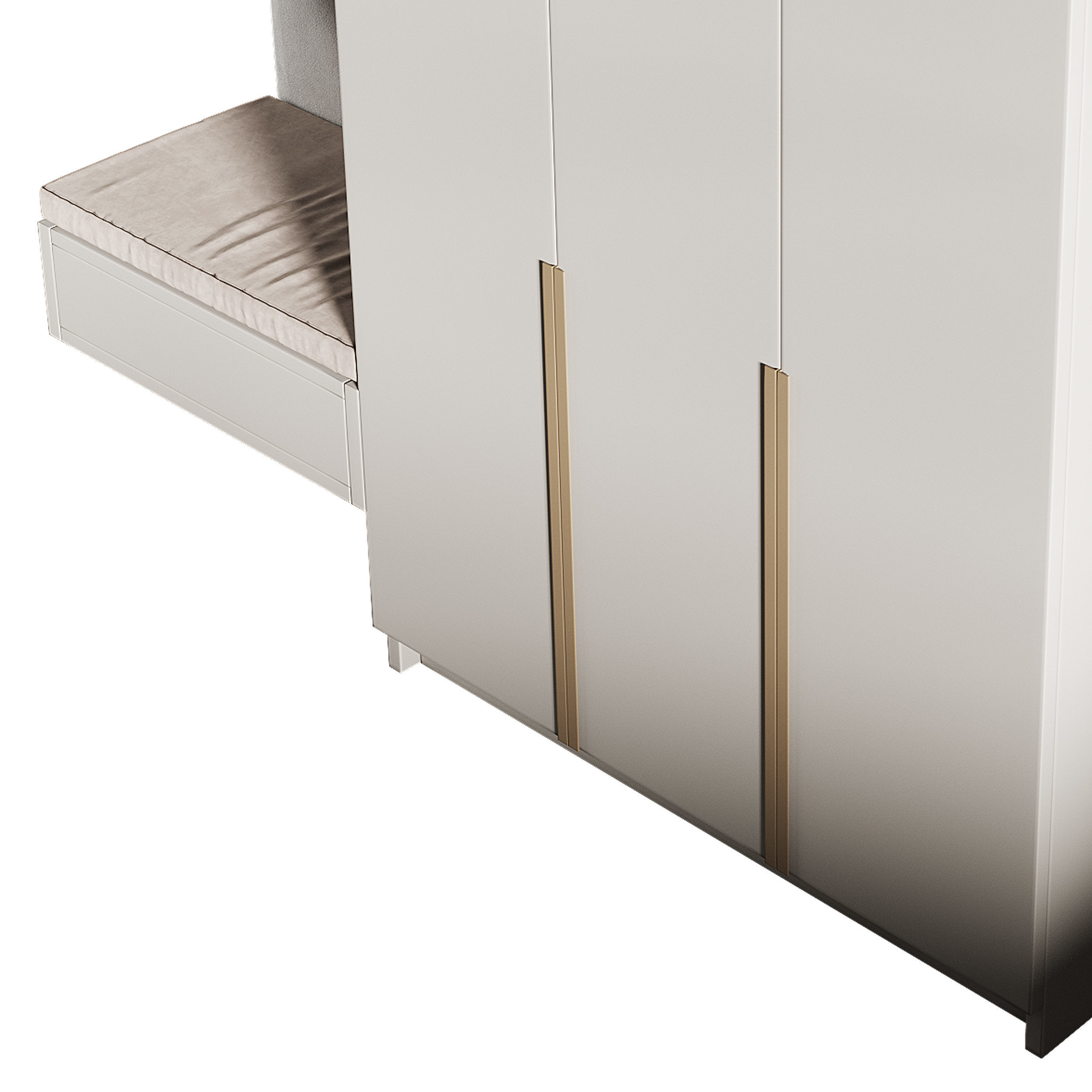 Hallway area with a minimalistic hanger 6 3D model_5