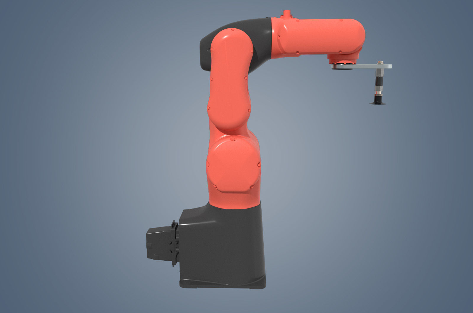 industrial robot arm Low-poly 3D model Low-poly 3D model_2