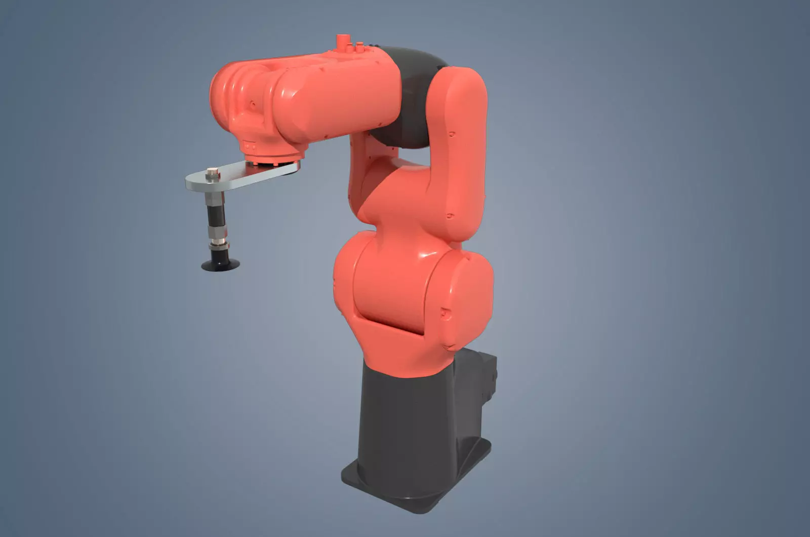 industrial robot arm Low-poly 3D model Low-poly 3D model_0