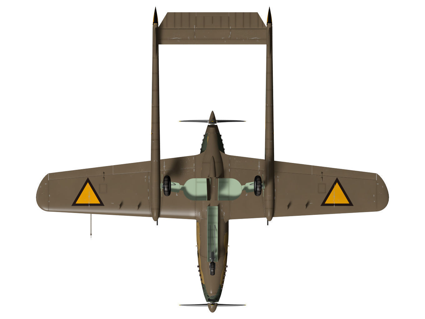 fokker D XXIII 3D model_14