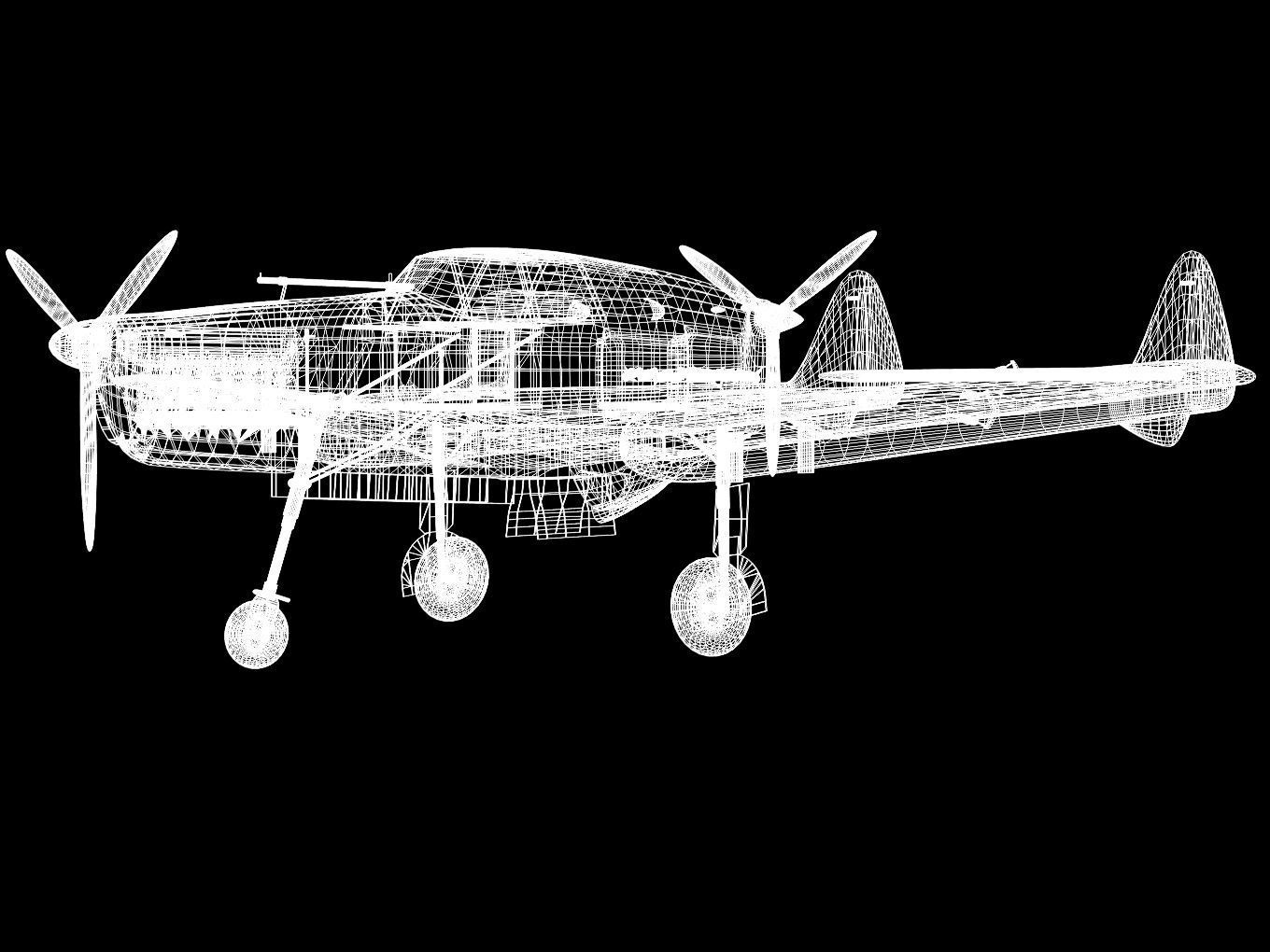fokker D XXIII 3D model_16