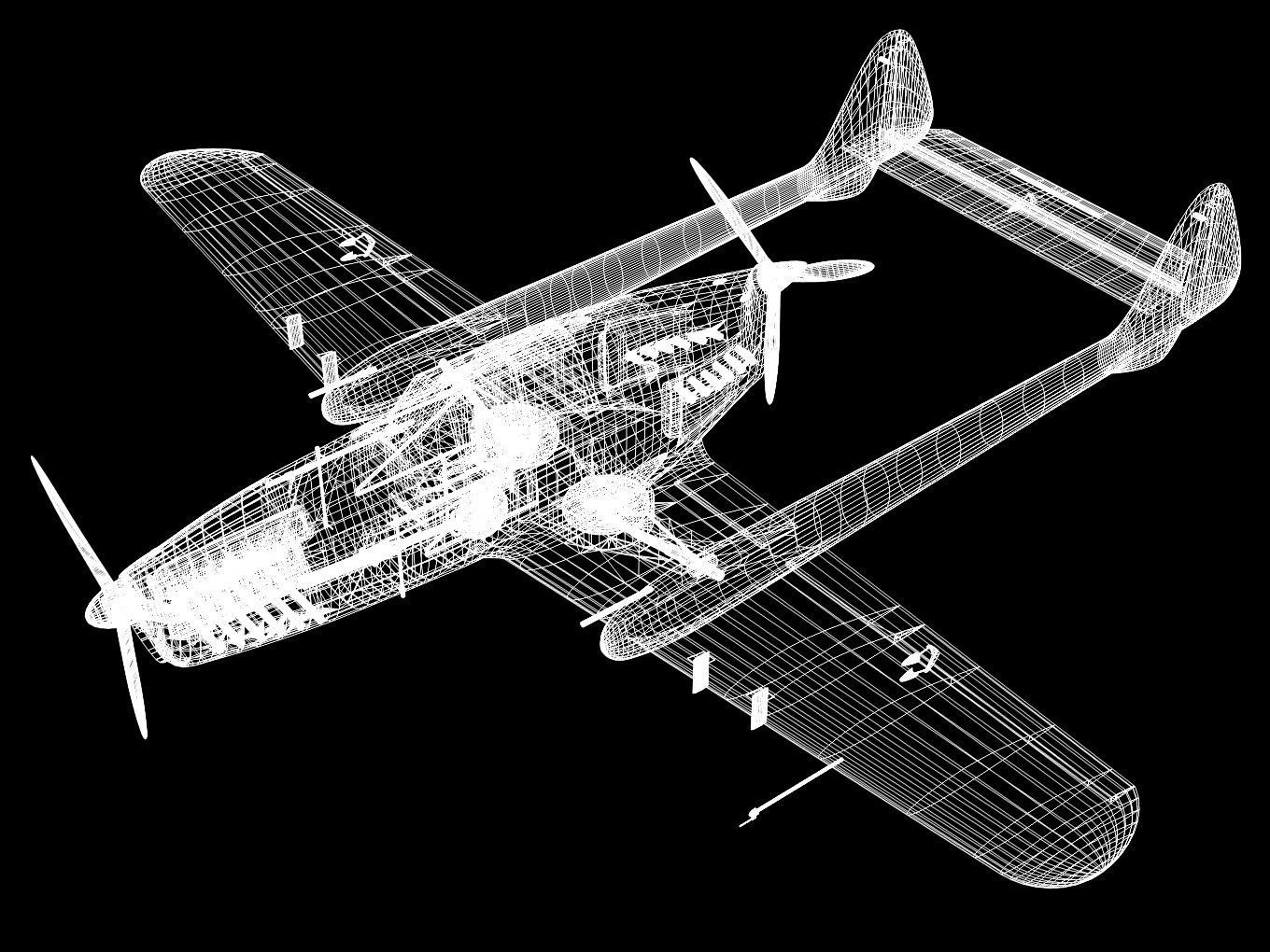 fokker D XXIII 3D model_15