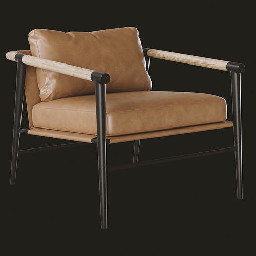 Four Hands Rowen Chair 3D model