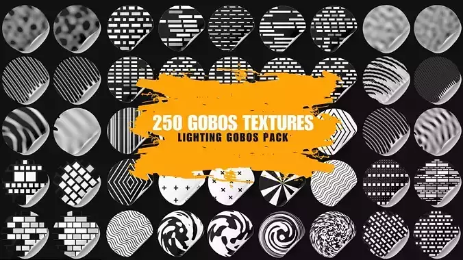LIGHTING GOBOS TEXTURE PACK - Shadow Casting Texture Pack Texture