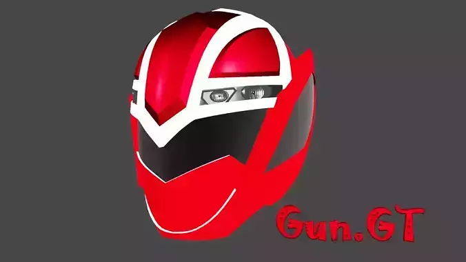 Helmet Kiramai Red by Gun-GT