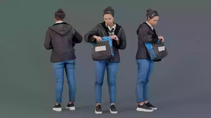 Everyday Explorer - Girl Checking Handbag