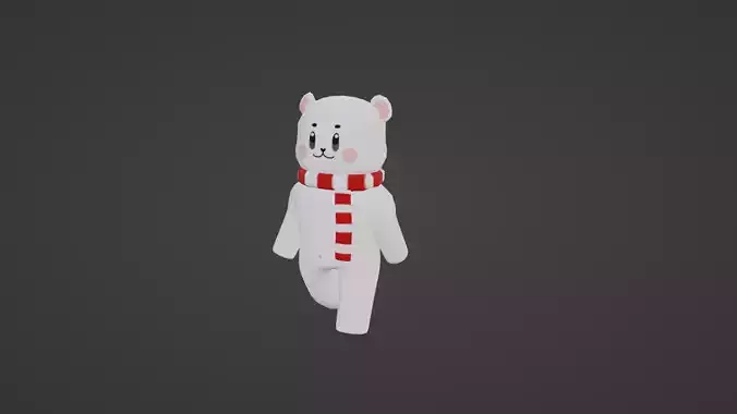 PACK OF 3 CUTE ANIMATED BEARS
