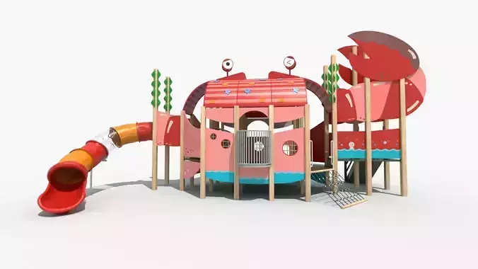 Crab themed amusement park