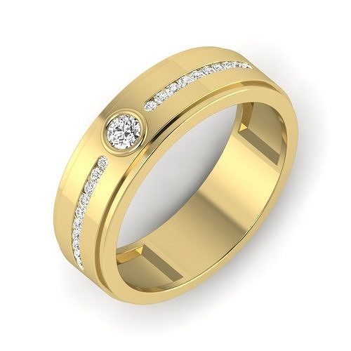Women Diamond Ring 3dm STL  Render Details - PR-081 DIA 3D print model