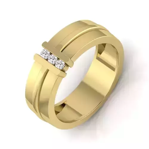 Women Diamond Ring 3dm STL  Render Details - PR-084 DIA