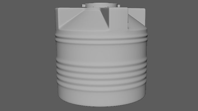 WaterTankCylinder 3D model