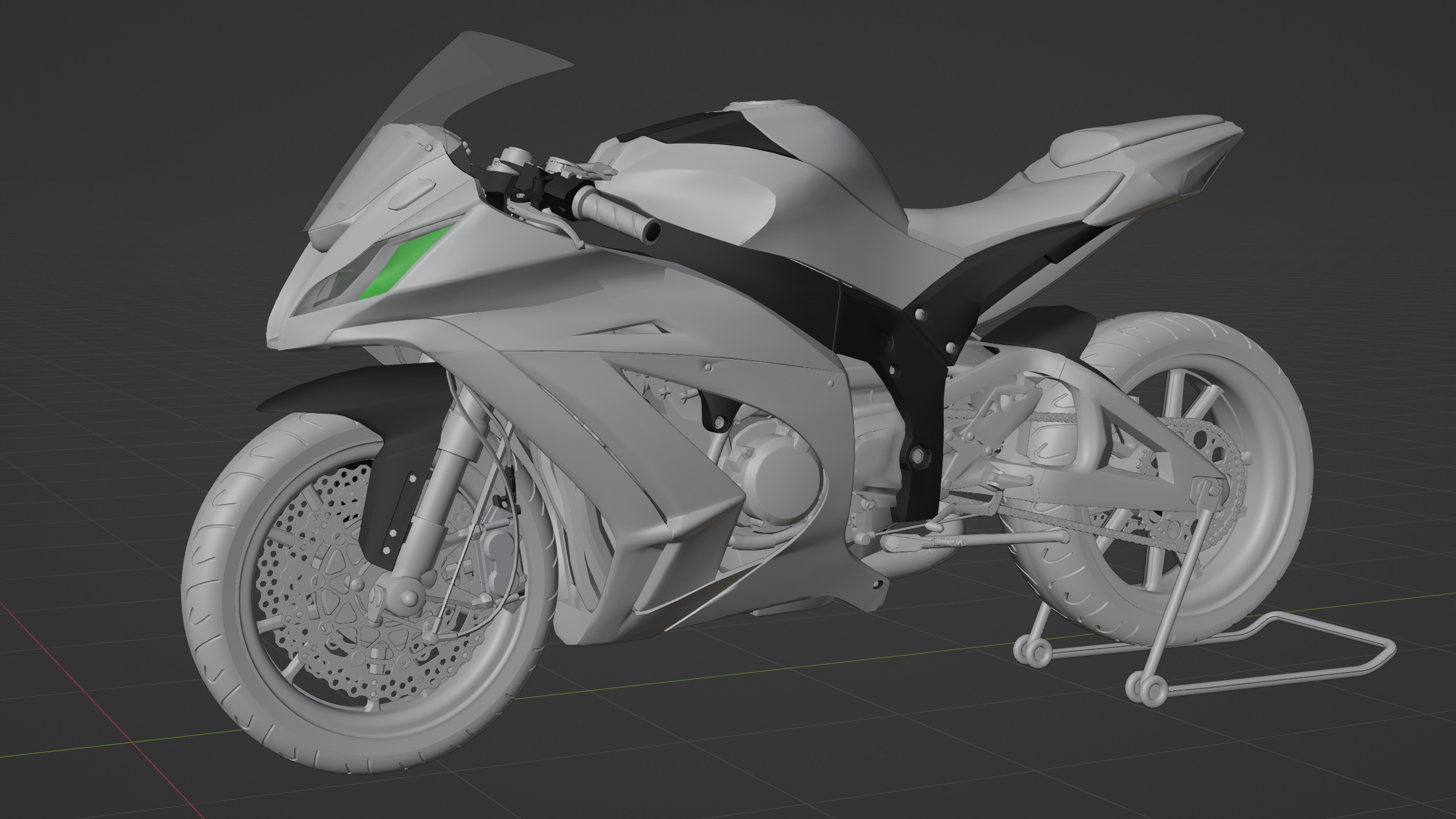 Kawasaki 3D model_10