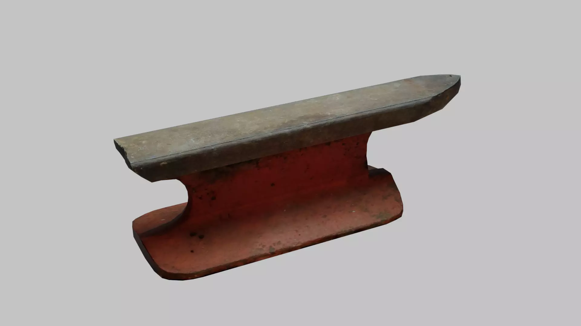 Small Anvil Free low-poly 3D model_0