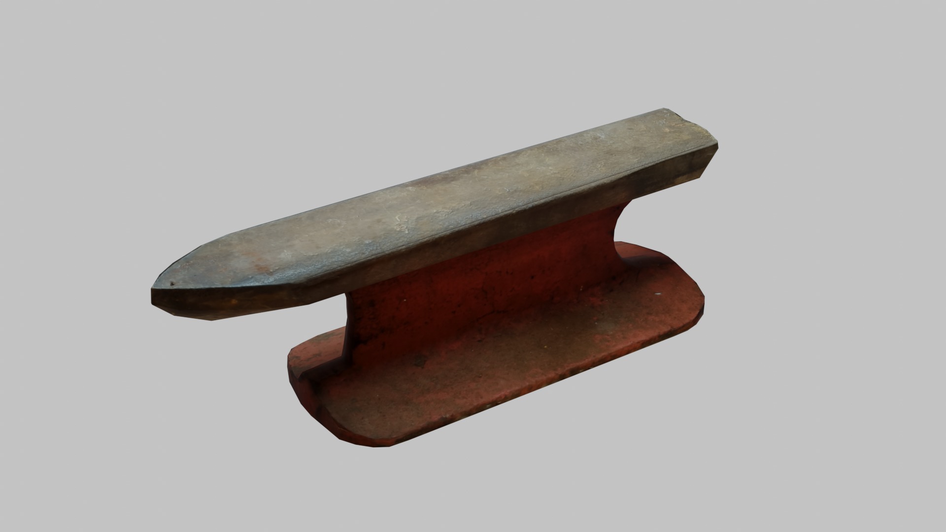 Small Anvil Free low-poly 3D model_8
