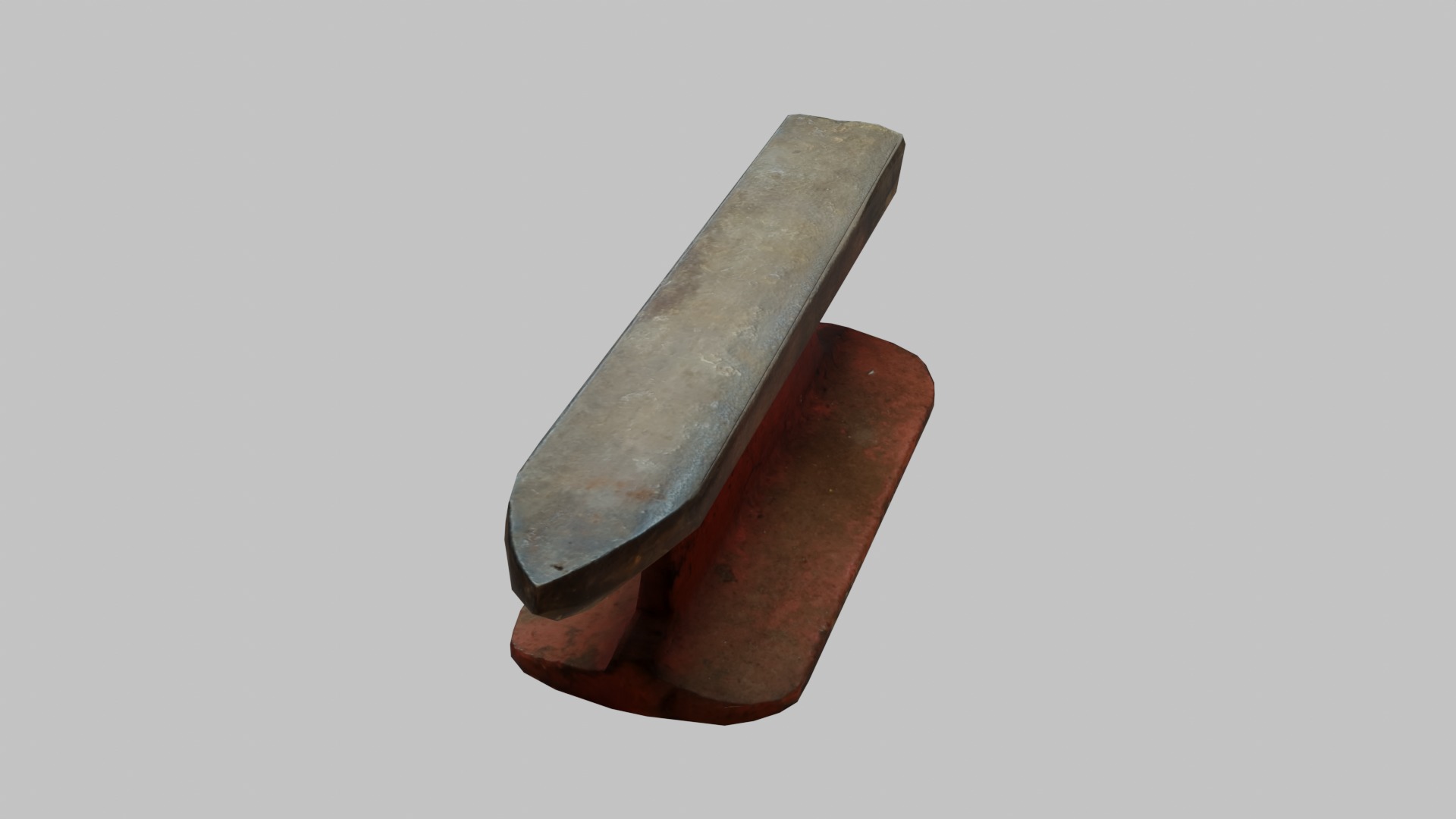 Small Anvil Free low-poly 3D model_4