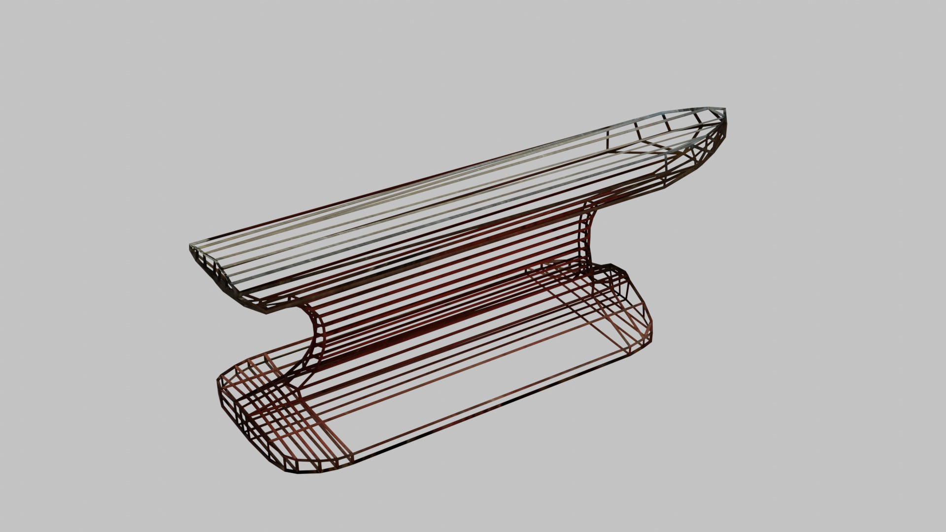 Small Anvil Free low-poly 3D model_6