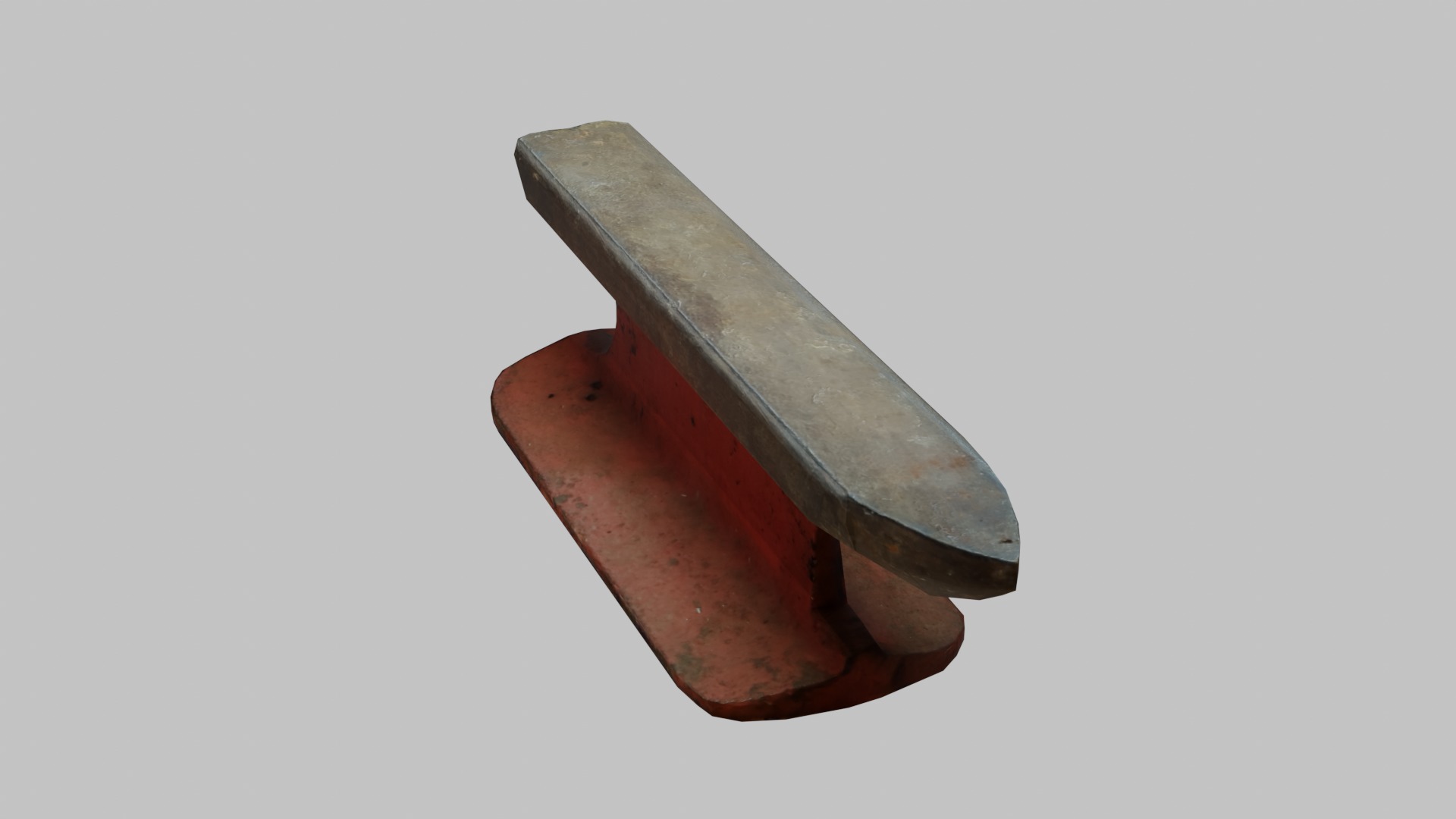 Small Anvil Free low-poly 3D model_5