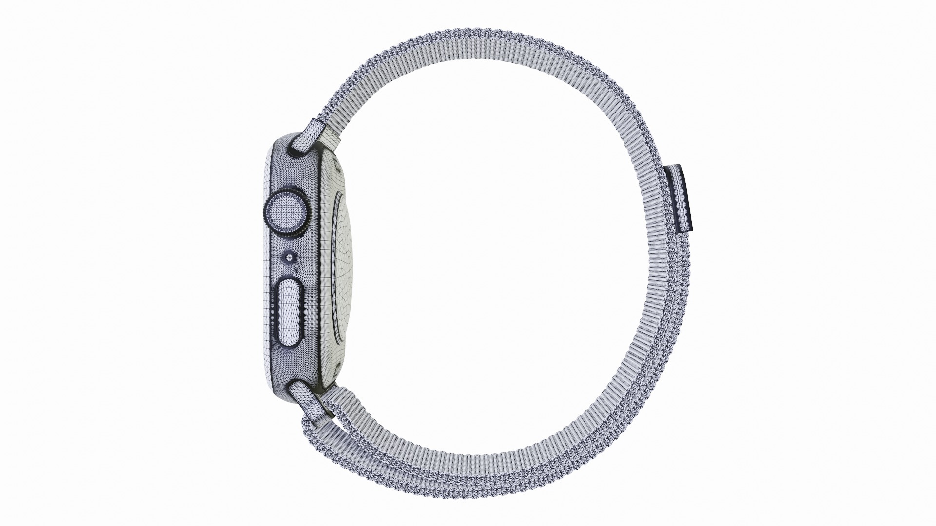 Apple Watch 8 Series - Graphite with Milanese Loop 3ds Max 3D model_9