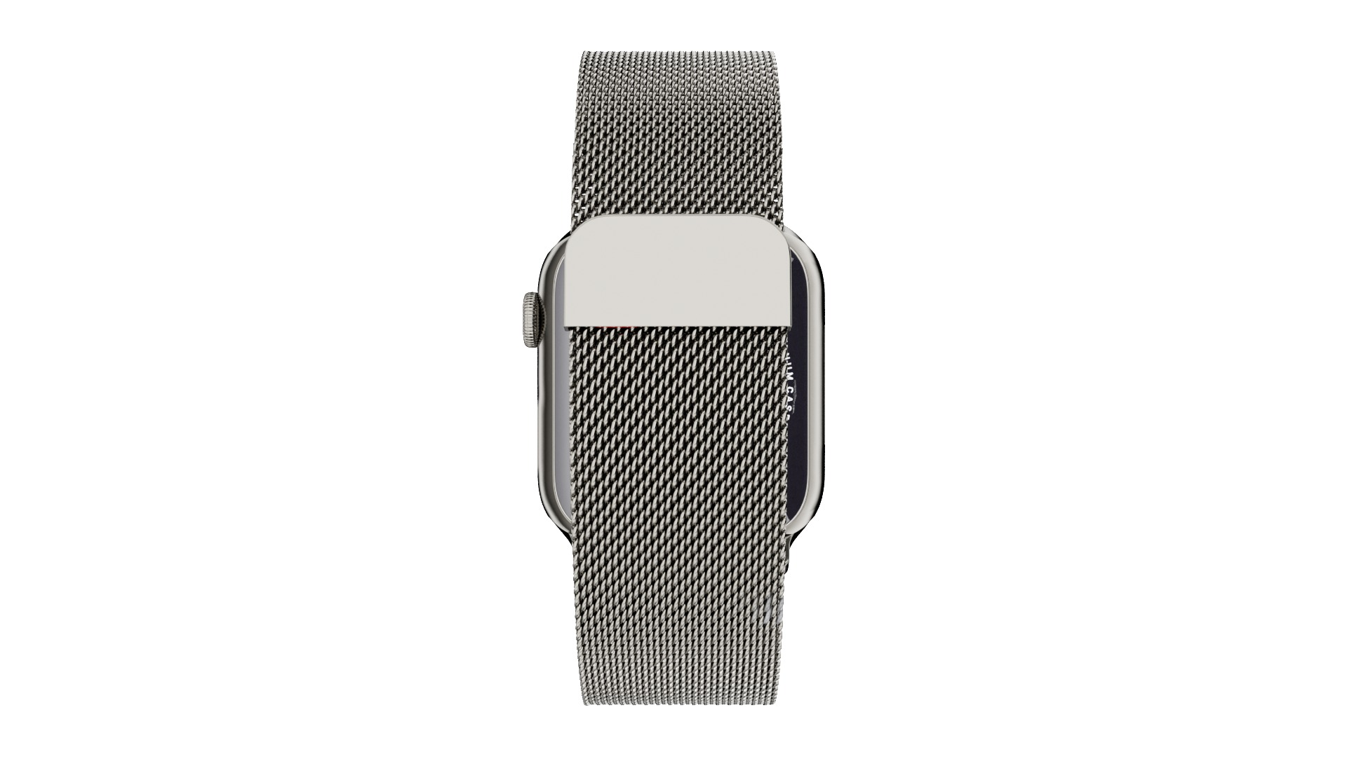 Apple Watch 8 Series - Graphite with Milanese Loop 3ds Max 3D model_3