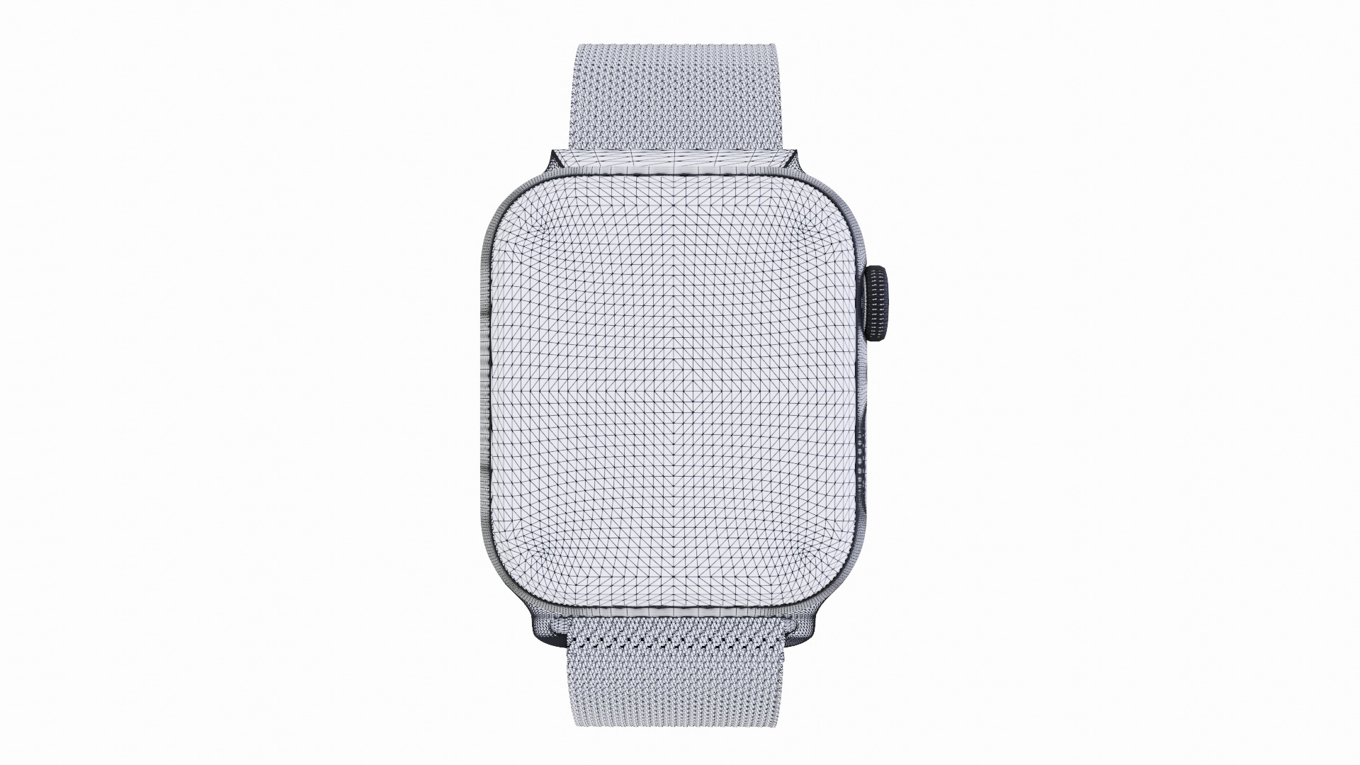Apple Watch 8 Series - Graphite with Milanese Loop 3ds Max 3D model_6