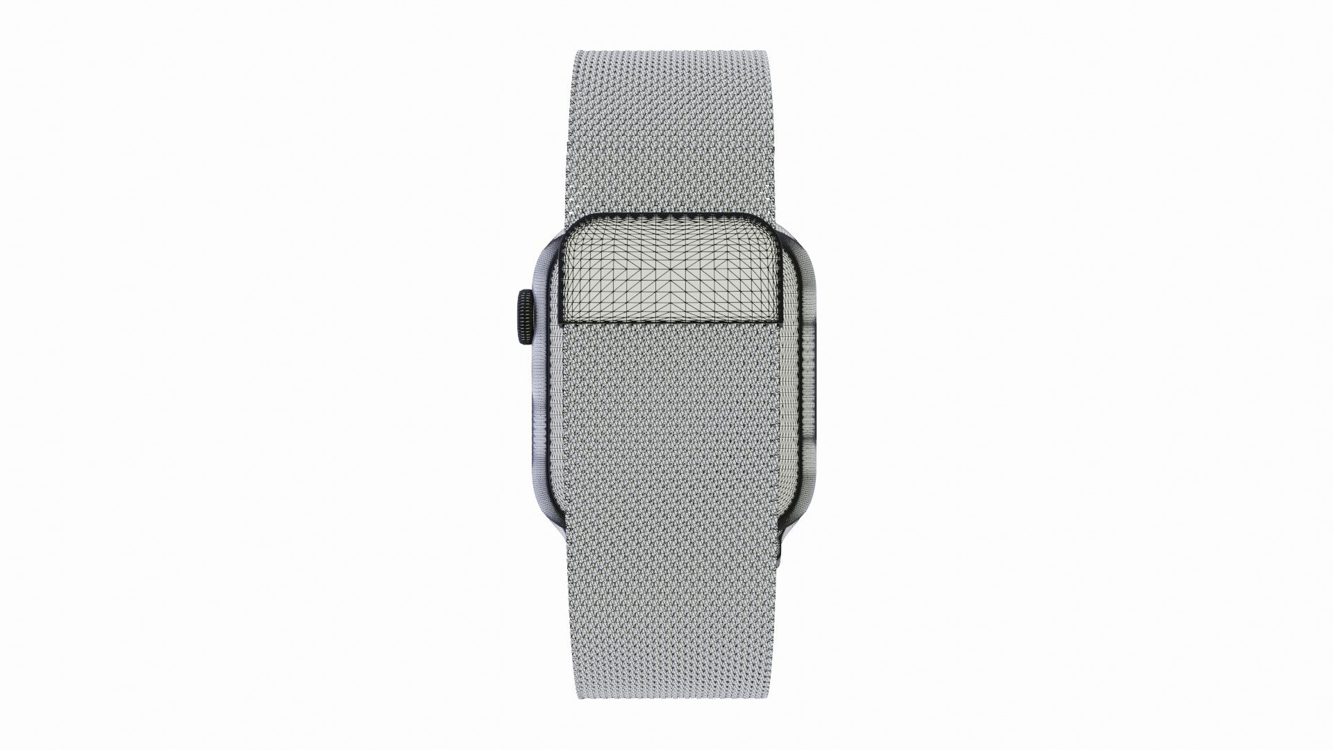 Apple Watch 8 Series - Graphite with Milanese Loop 3ds Max 3D model_7