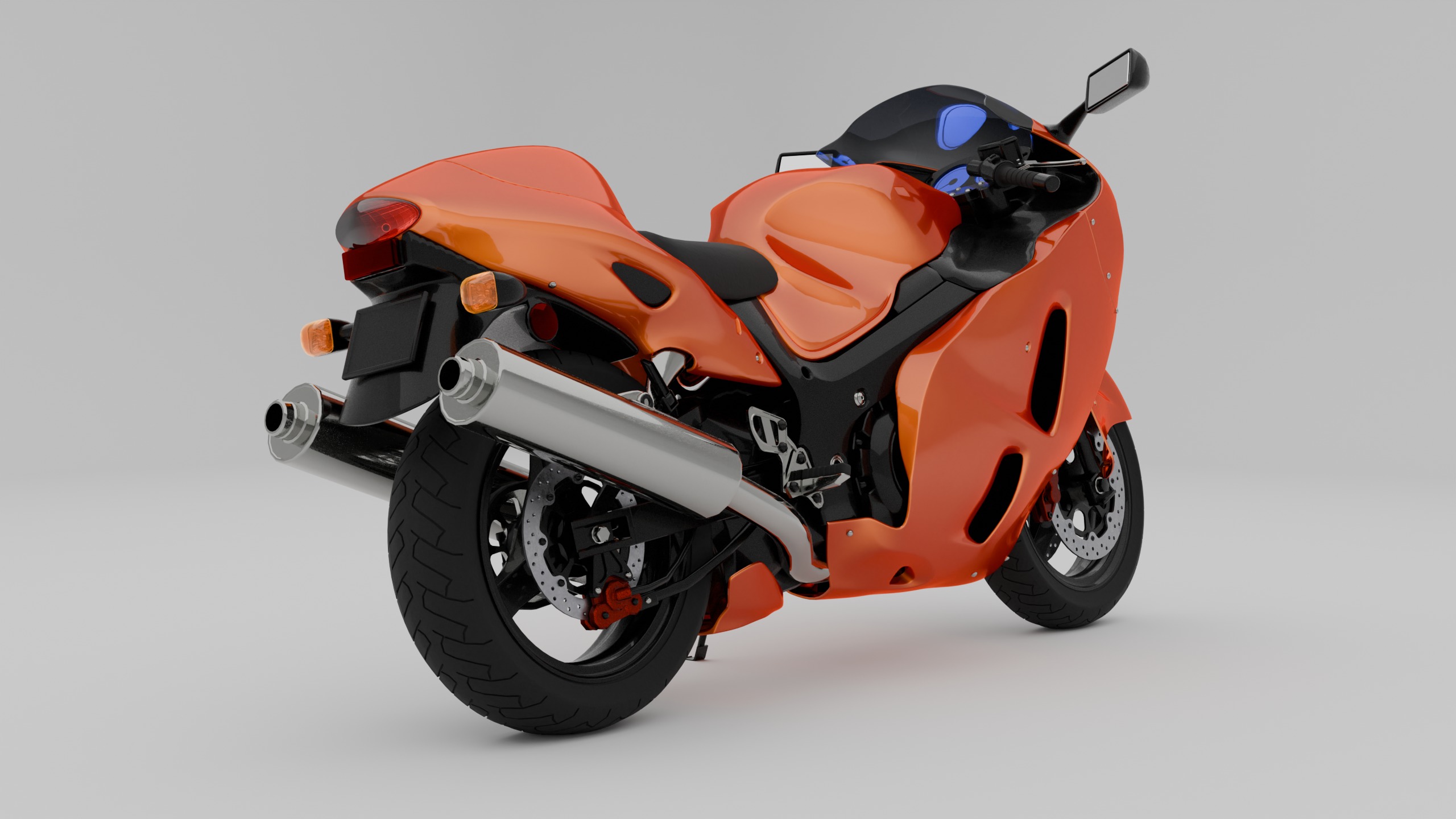 SUZUKI Hayabusa 3D model_4