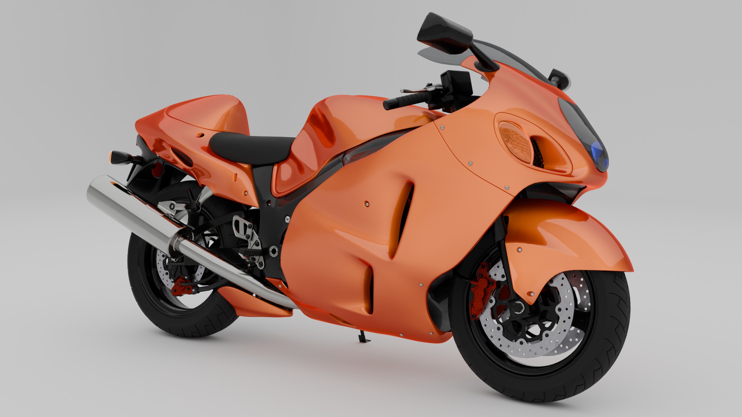 SUZUKI Hayabusa 3D model_6