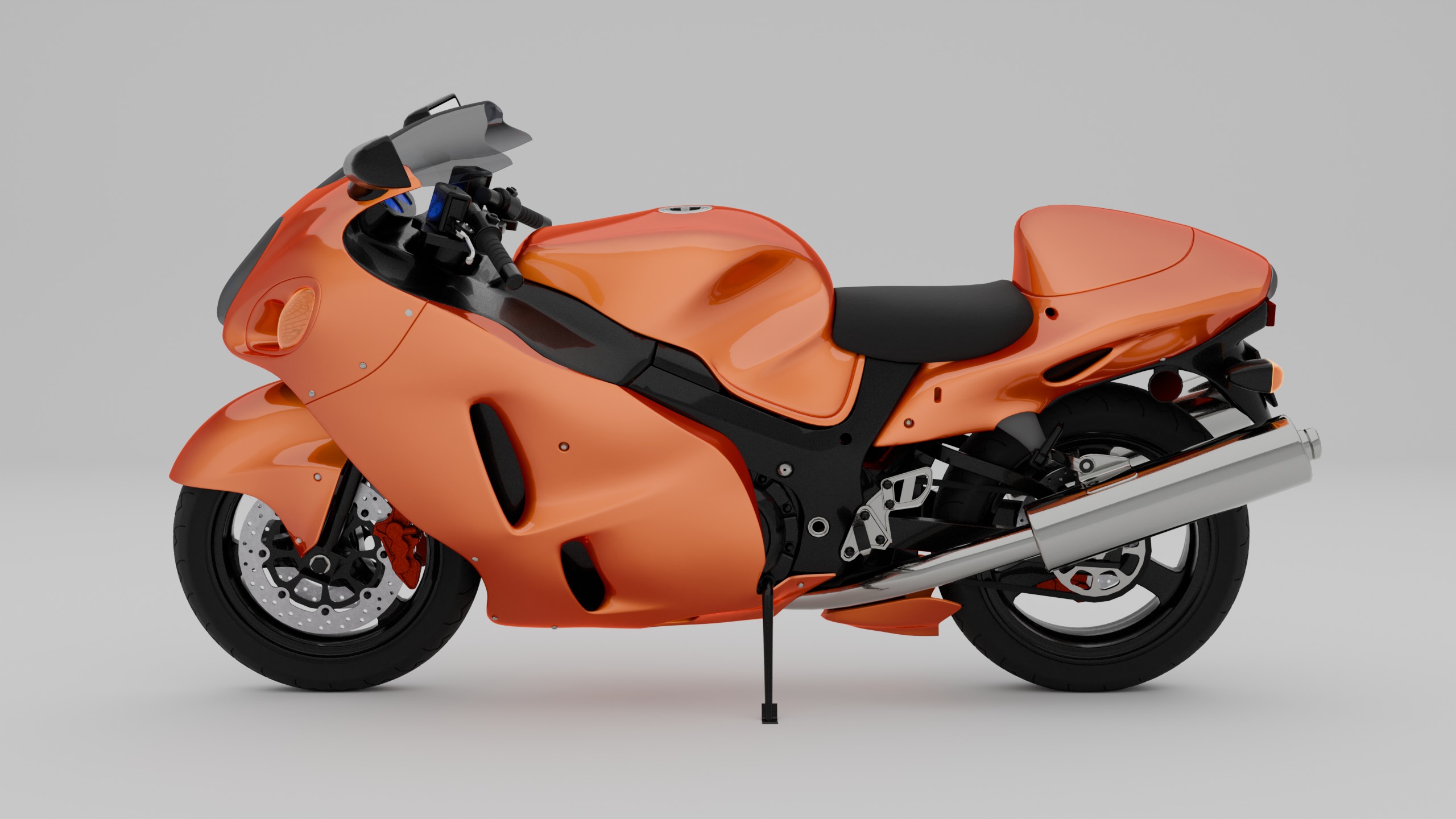 SUZUKI Hayabusa 3D model_1