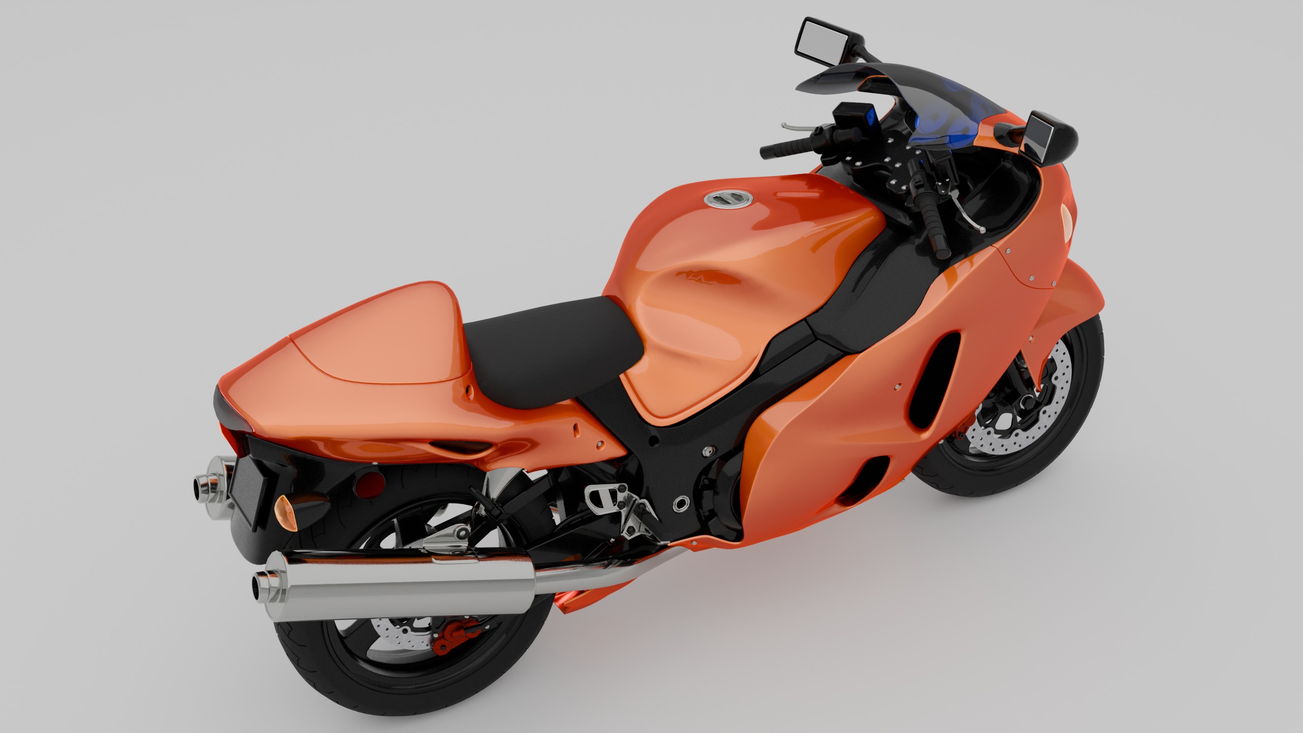 SUZUKI Hayabusa 3D model_7