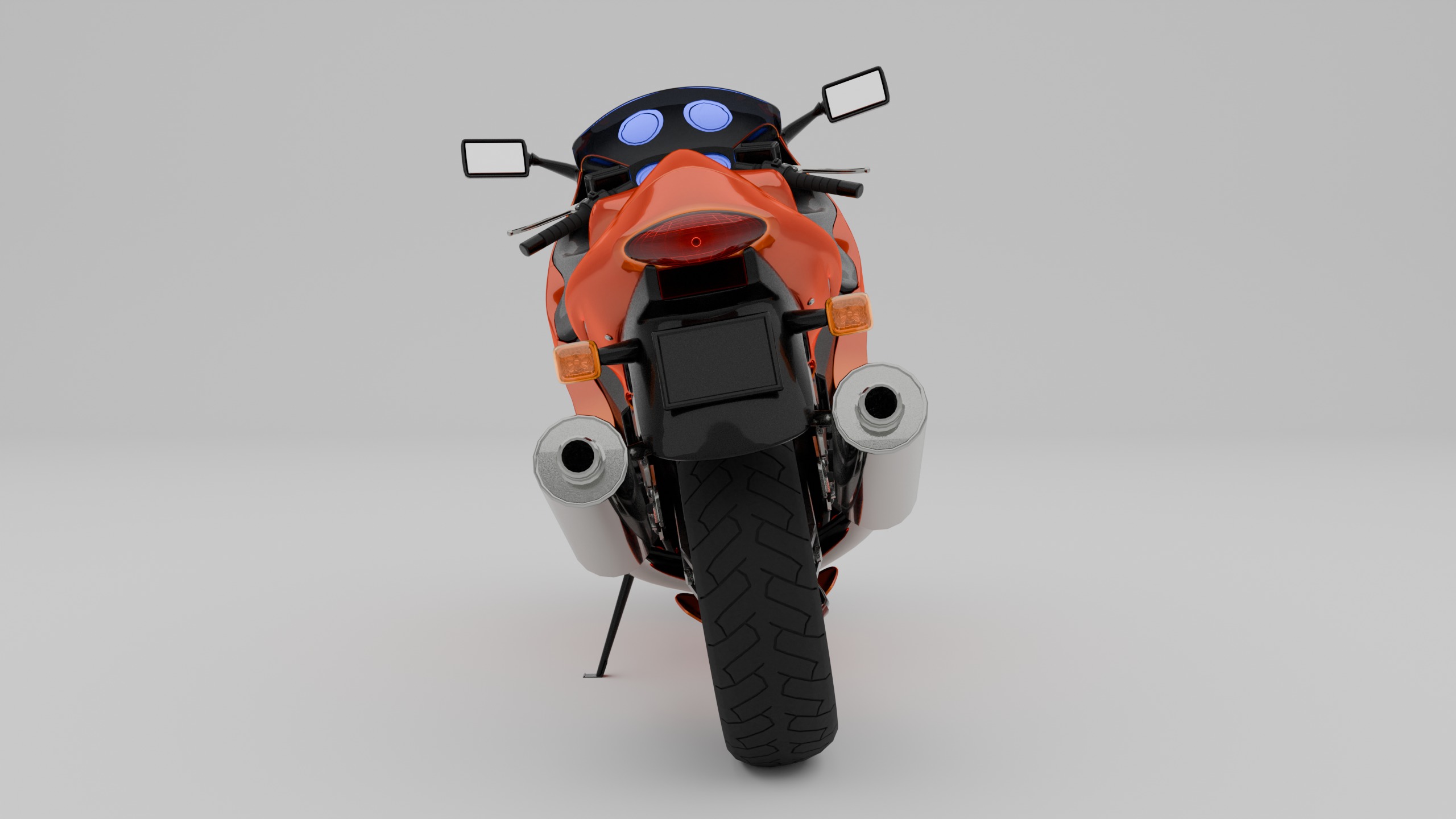 SUZUKI Hayabusa 3D model_3