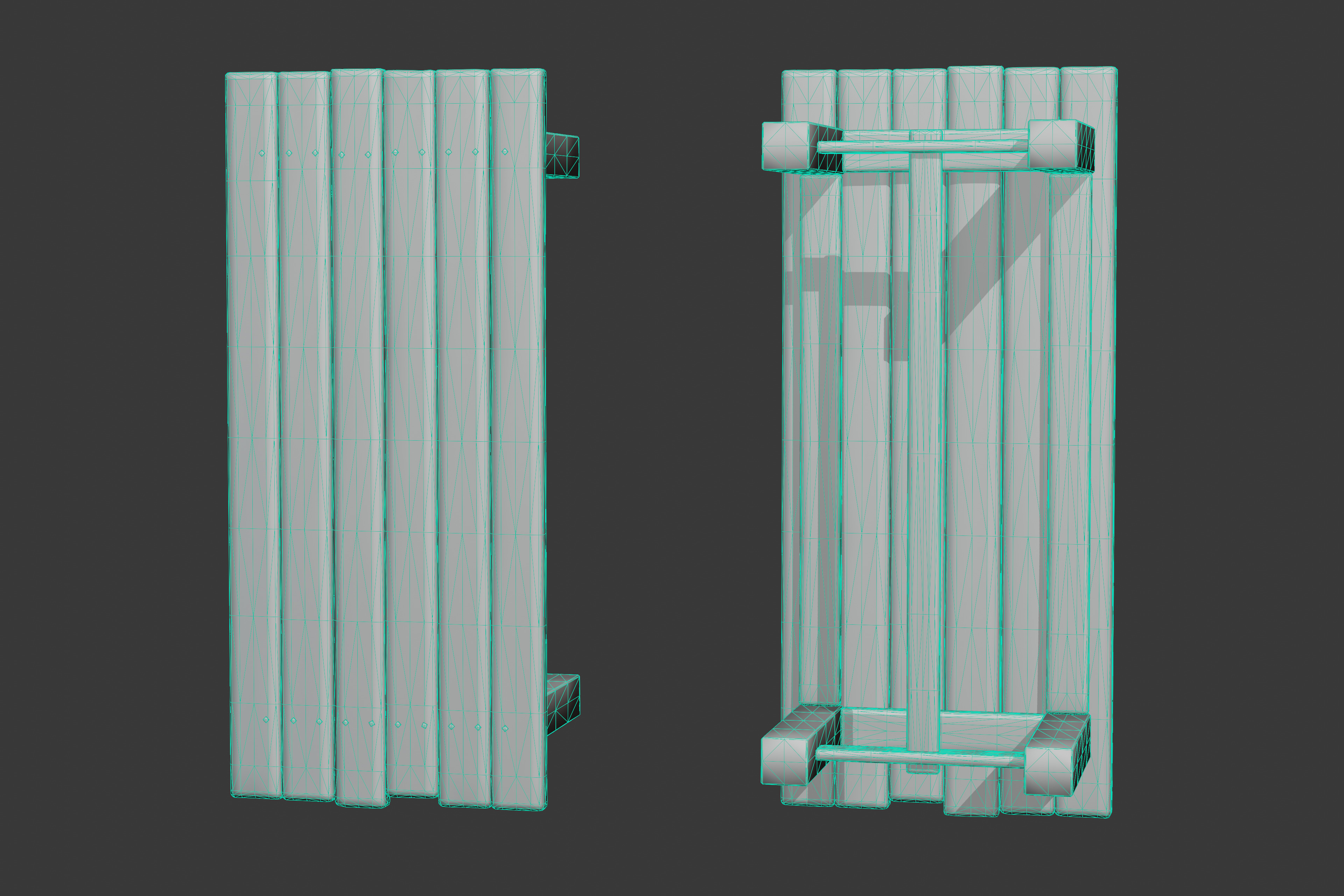 Medieval Table Set A - Unreal Engine 5 Asset Pack - FBX OBJ STL Low-poly 3D model_6