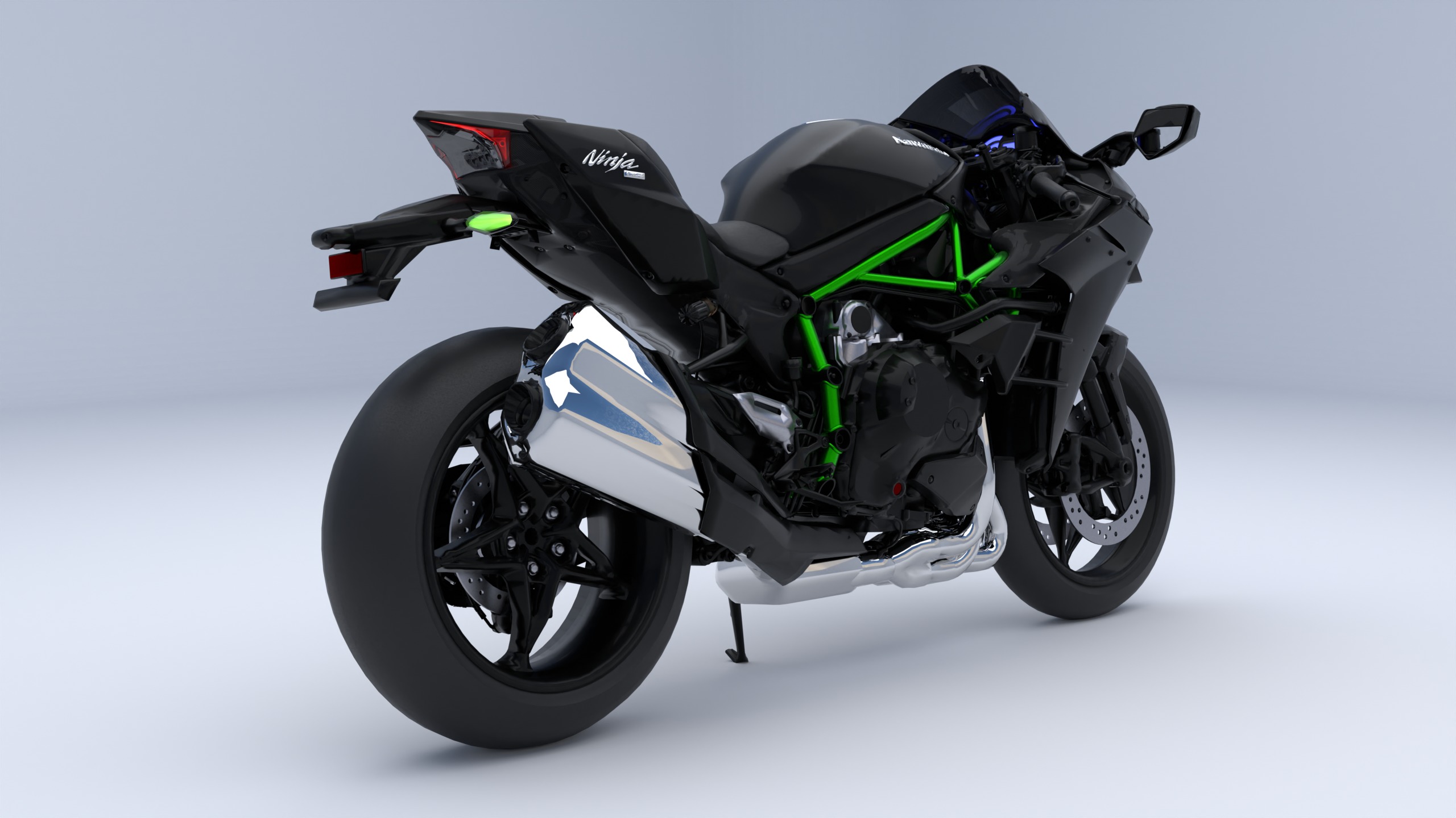 Ninja H2R 3D model_6