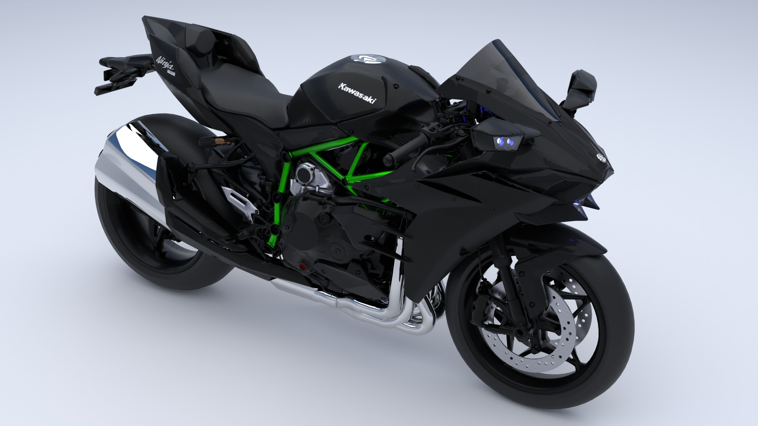 Ninja H2R 3D model_3