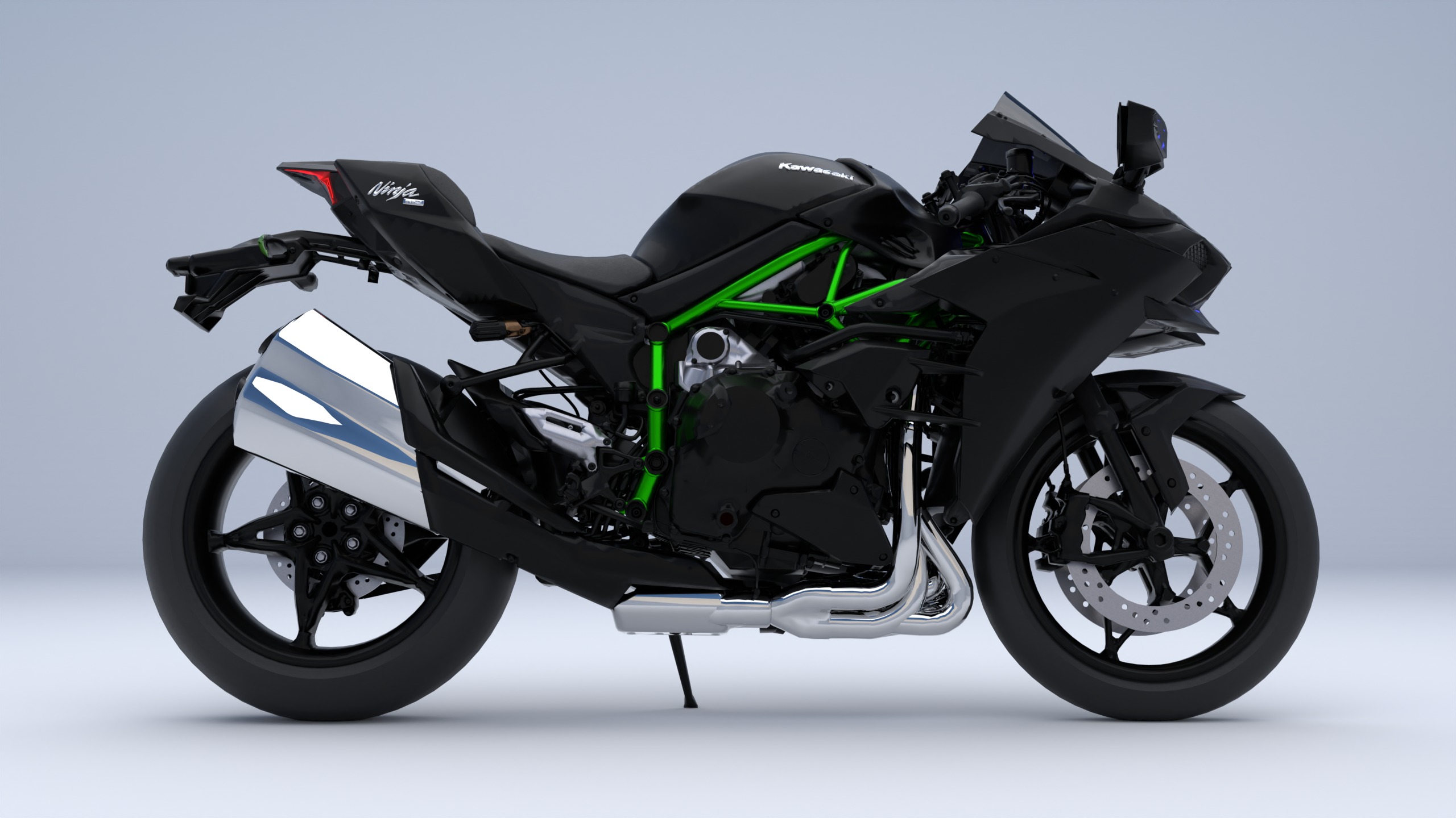 Ninja H2R 3D model_2