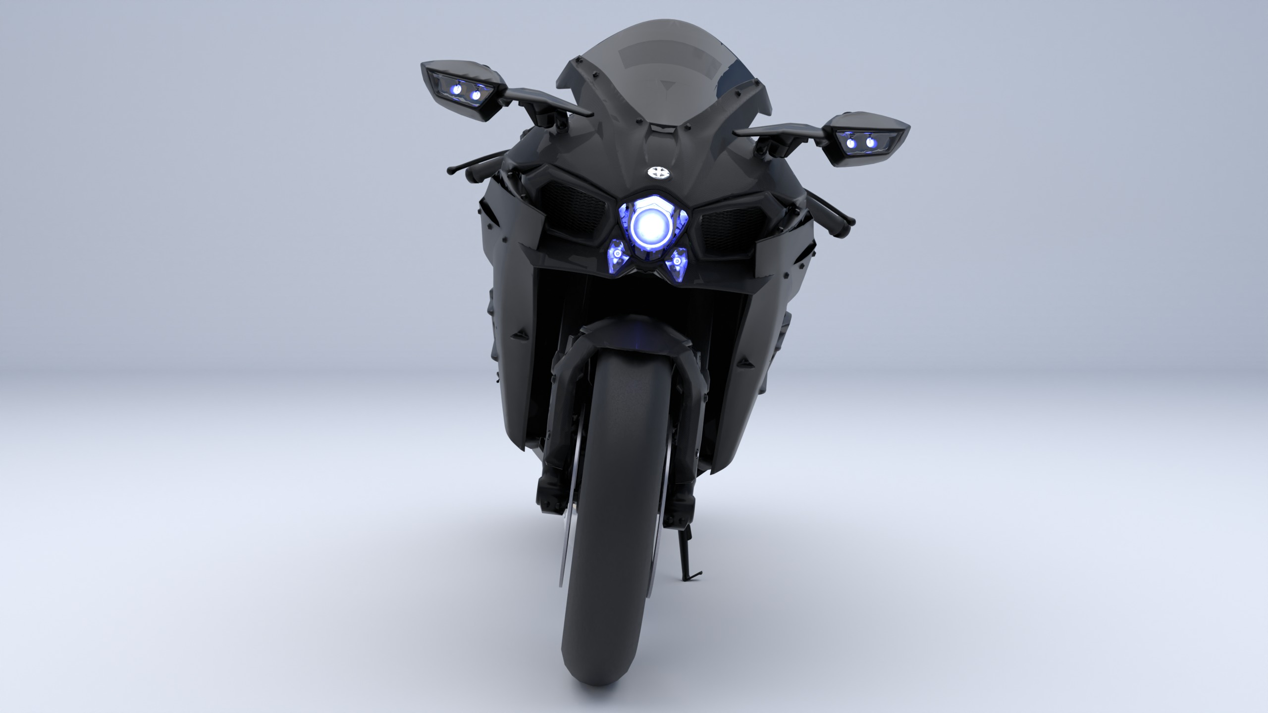 Ninja H2R 3D model_4