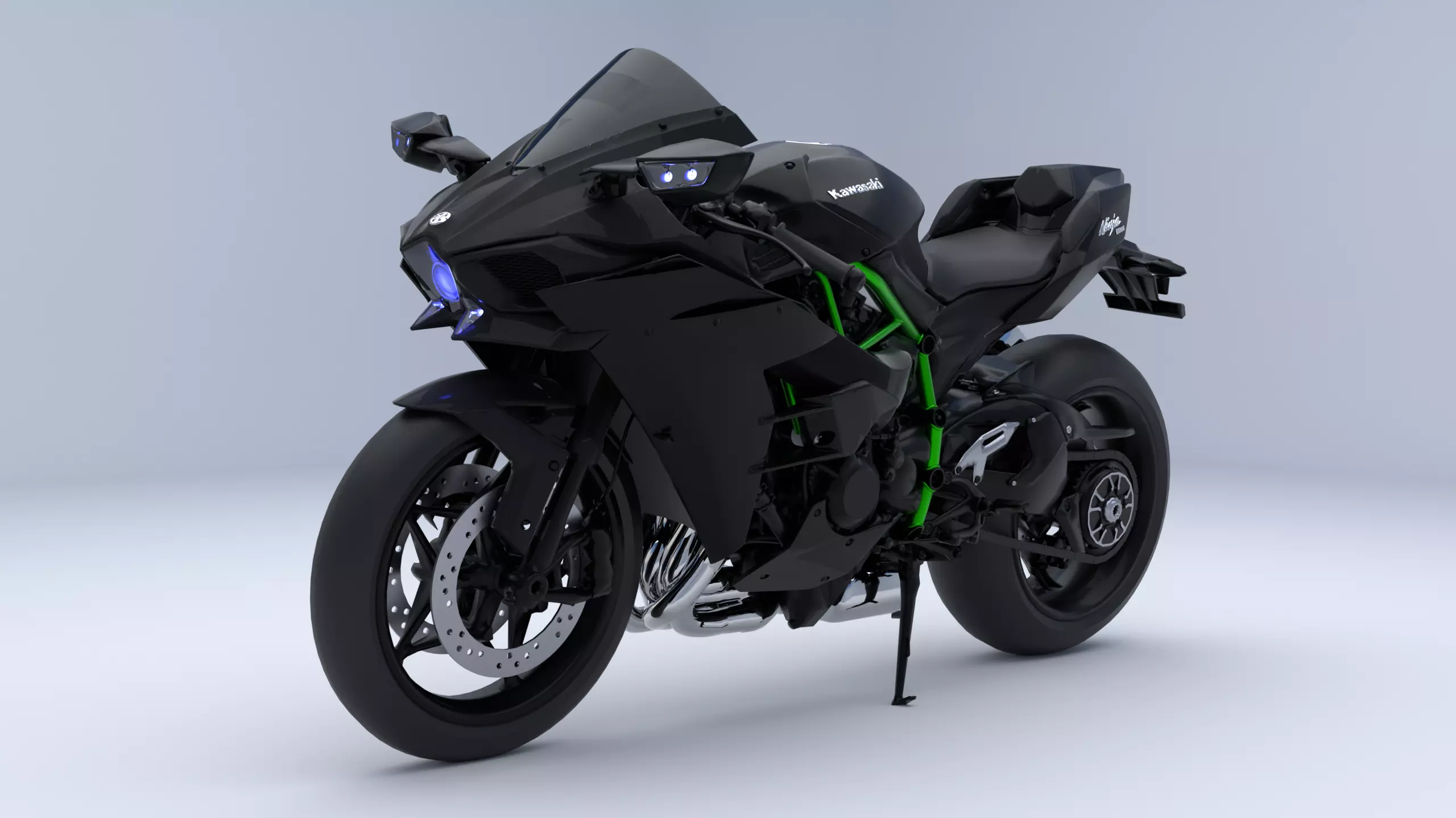 Ninja H2R 3D model_0