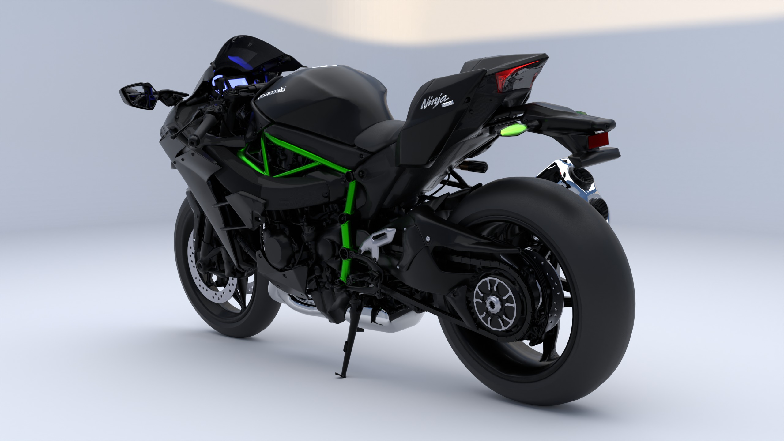 Ninja H2R 3D model_5