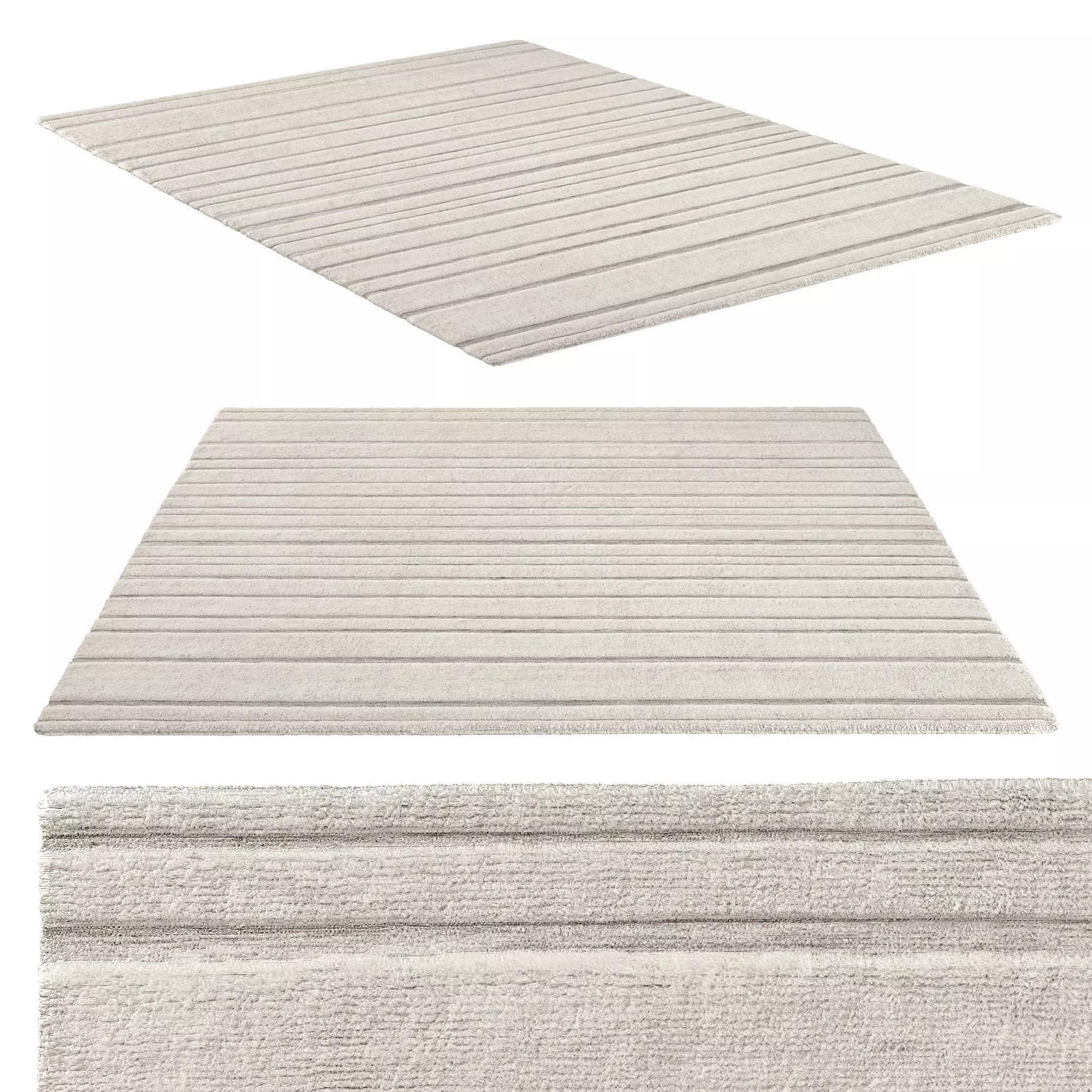 Sola Wool Rug 3D model_0