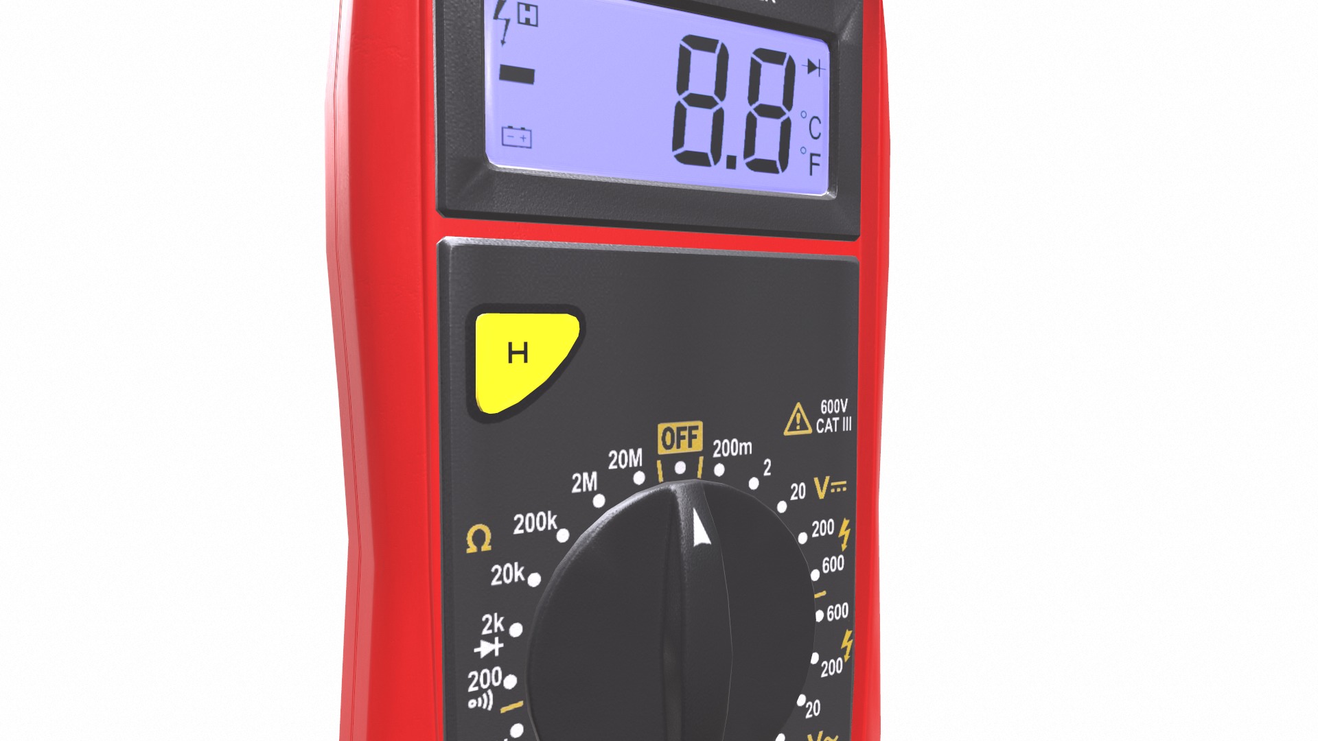 Multimeter Low Poly Low-poly 3D model_16