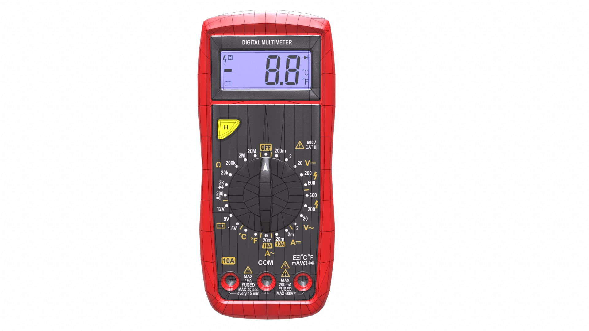 Multimeter Low Poly Low-poly 3D model_29