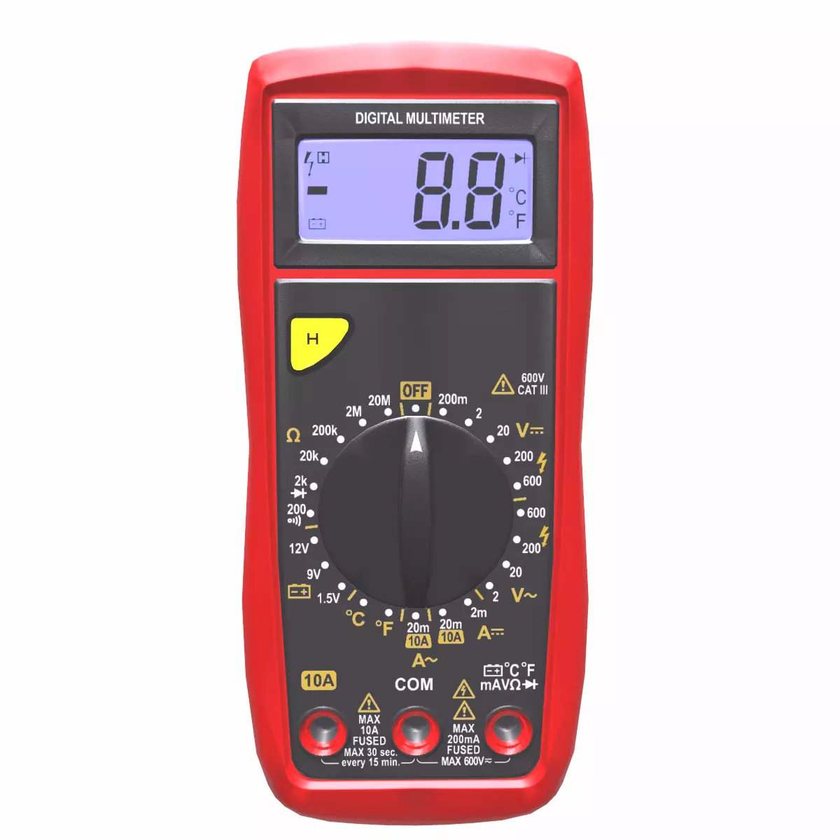 Multimeter Low Poly Low-poly 3D model_0