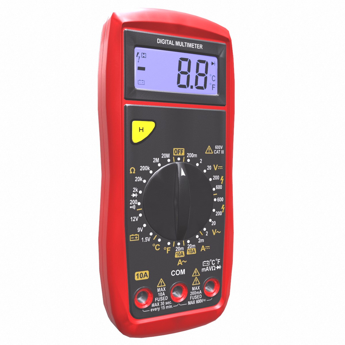 Multimeter Low Poly Low-poly 3D model_6