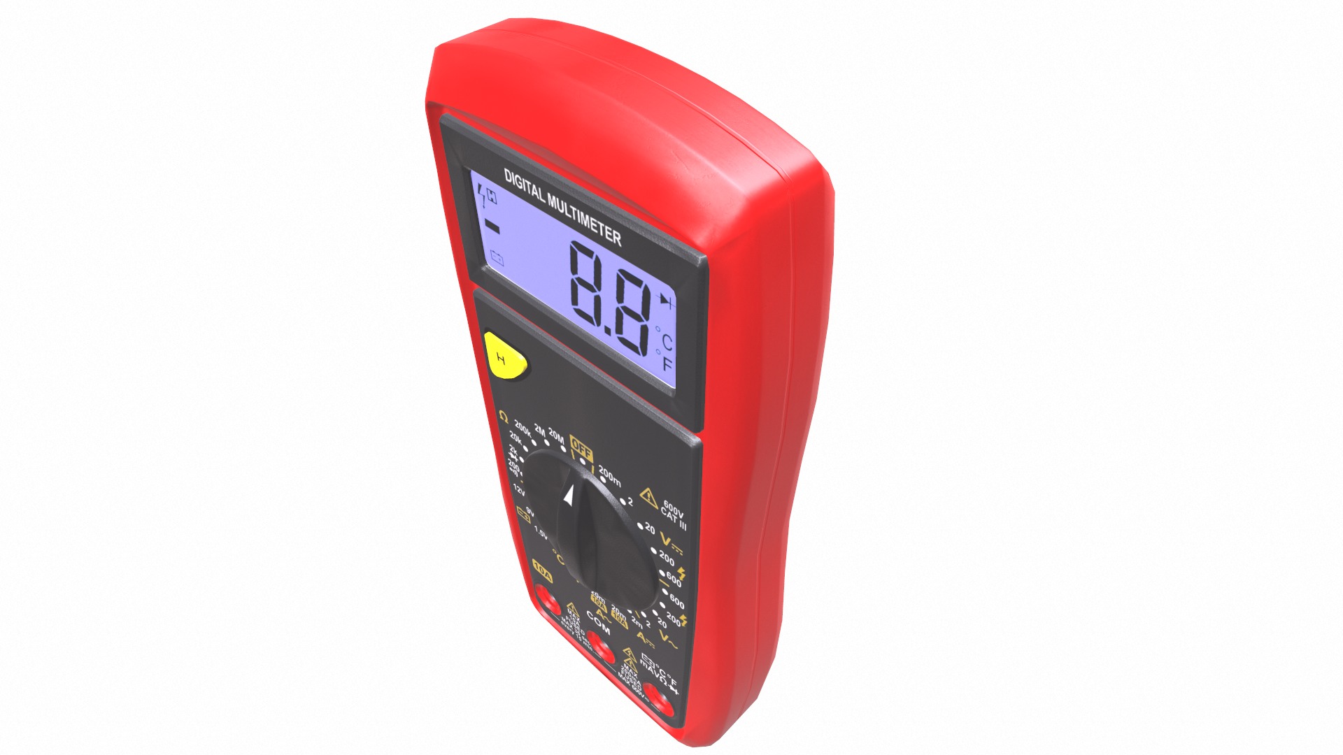 Multimeter Low Poly Low-poly 3D model_11